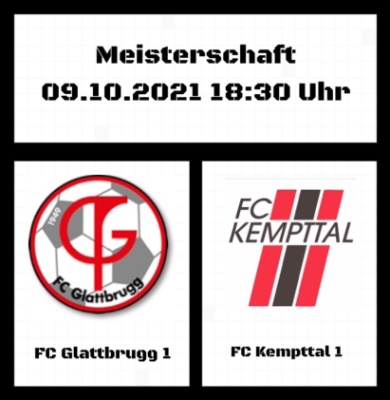09.10.21 um 18:30 Uhr FCG1 vs FC Kempttal 1