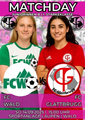 Matchday: FC Wald vs. FCG B-Juniorinnen