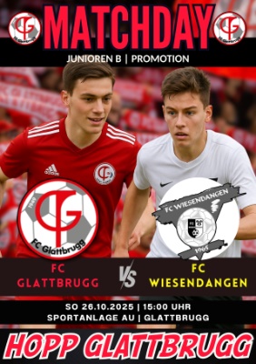 Matchday: FC Glattbrugg vs FC Wiesendangen B-Junioren