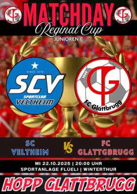 Matchday - Cup Spiel: SC Veltheim vs FC Glattbrugg Ca YL