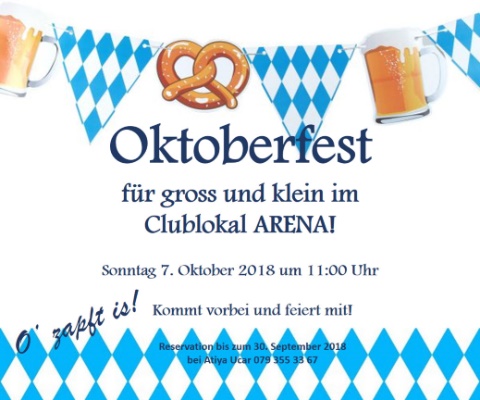 Oktoberfest im Clublokal !