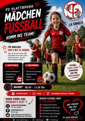 ⚽️ Mädchen-Fussball beim FC Glattbrugg startet durch! 💙 ⚽️ Mädchen-Fussball beim FC Glattbrugg startet durch! 💙