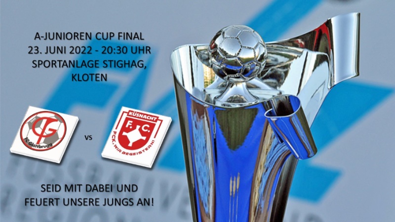 NICHT VERPASSEN - Heute ist Cup Final der A-Junioren!