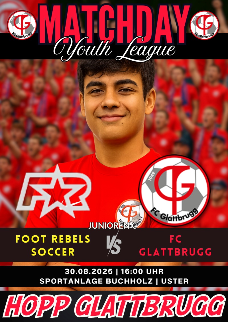 30.08.25 / 16:00 Uhr Foot Rebels Soccer vs FC Glattbrugg Ca YL