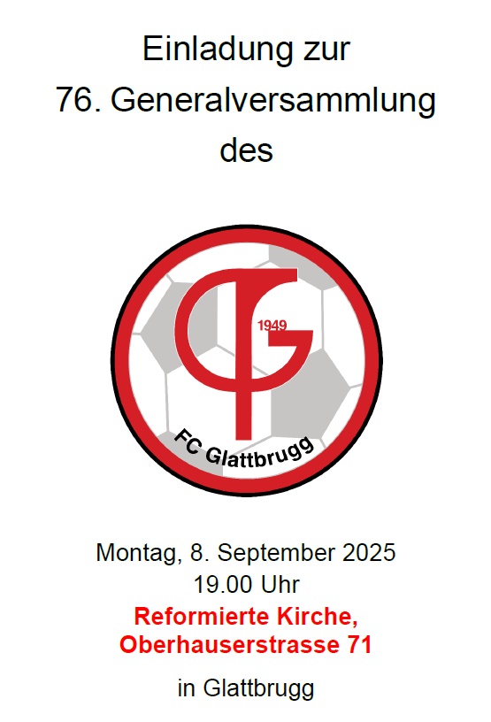 76. Generalversammlung FCG