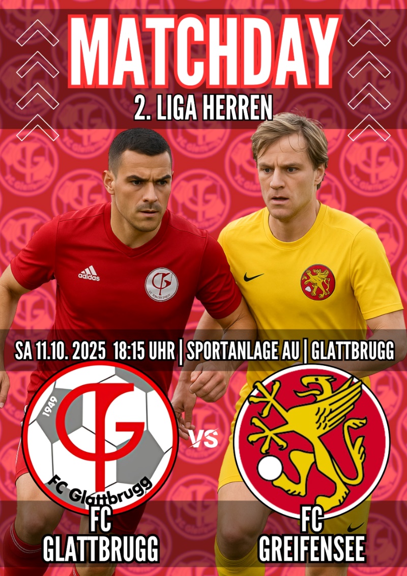 Matchday: FCG1 vs FC Greifensee