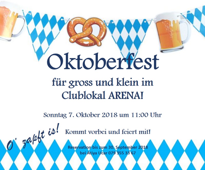 Oktoberfest im Clublokal !