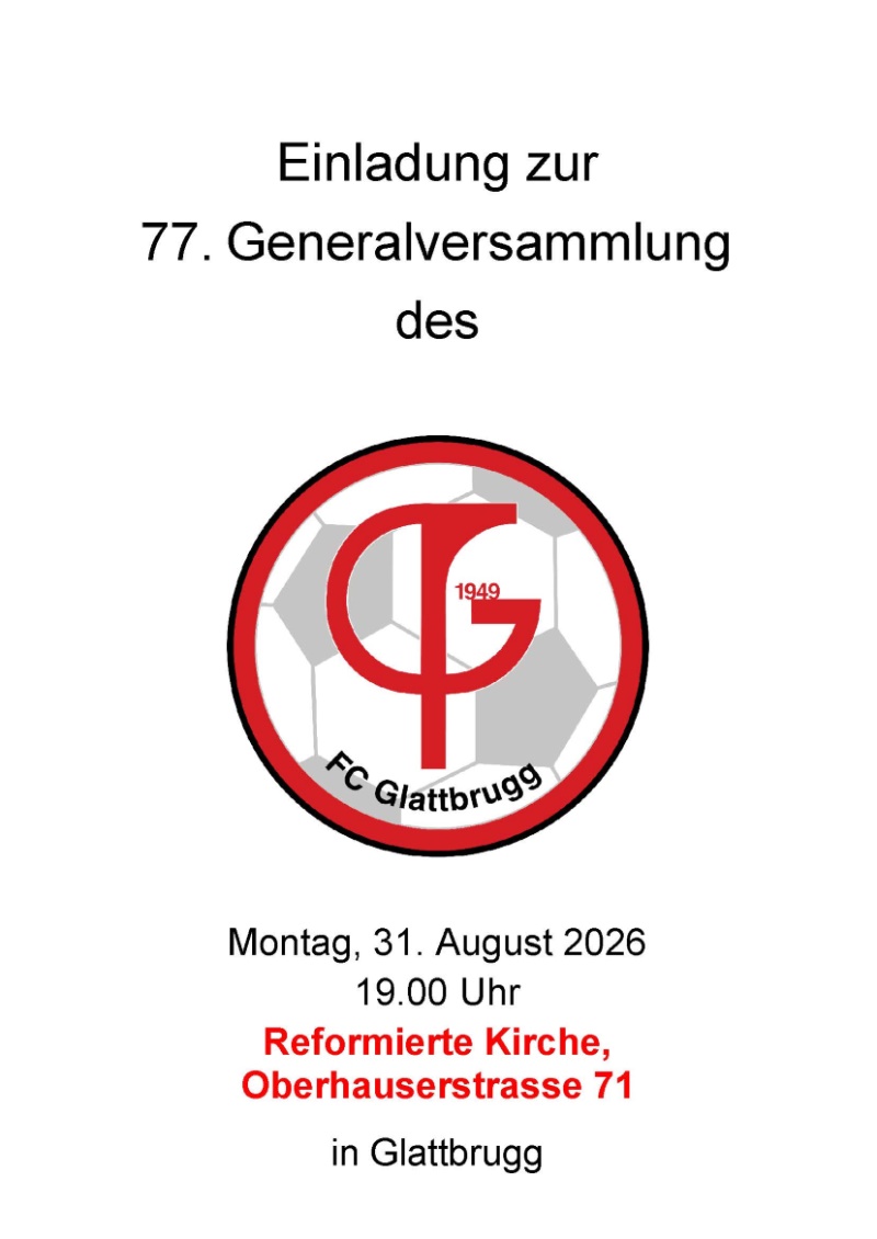 77. Generalversammlung FCG